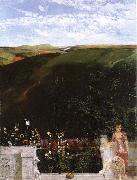Max Klinger Terrace oil painting on canvas